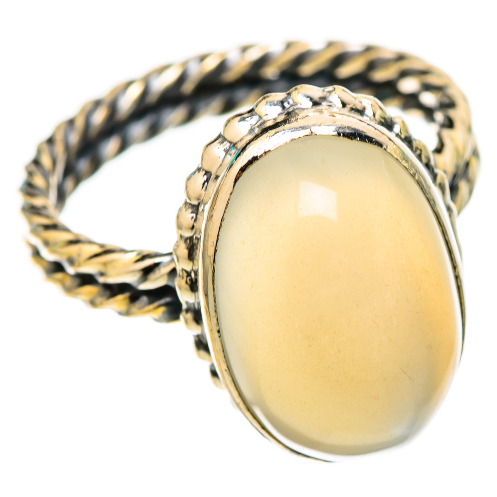 Rainbow Moonstone Rings handcrafted by Anasilvercos - RING116593 - Photo 2