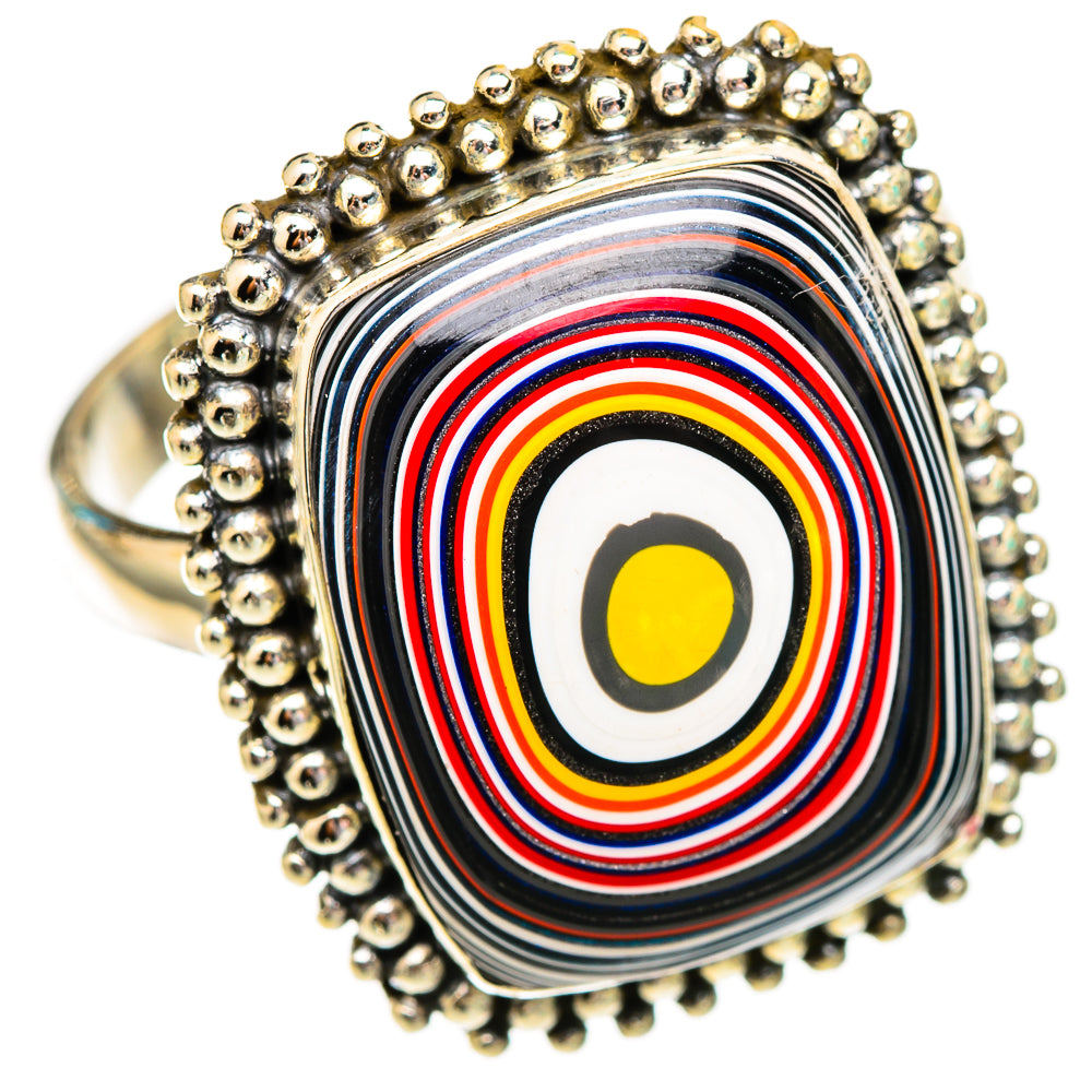 Fordite Rings handcrafted by Anasilvercos - RING116598 - Photo 2