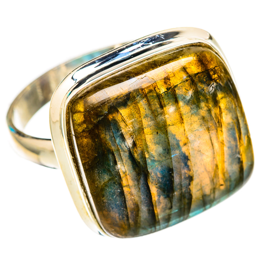 Labradorite Rings handcrafted by Anasilvercos - RING116647 - Photo 2