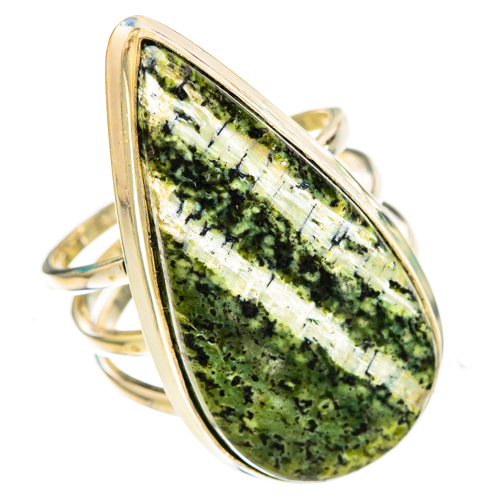 Green Swiss Opal Rings handcrafted by Anasilvercos - RING116651 - Photo 2