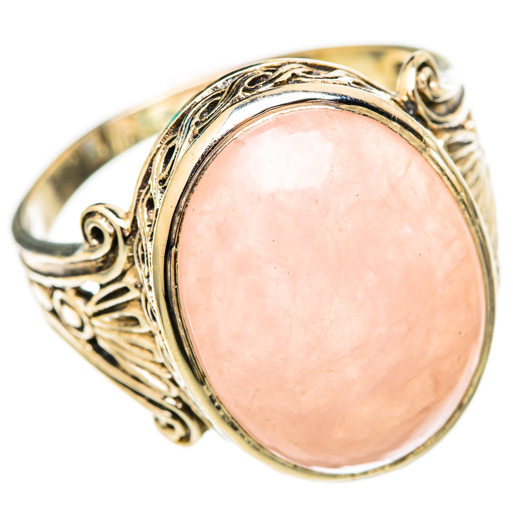 Rose Quartz Rings handcrafted by Anasilvercos - RING116658 - Photo 2