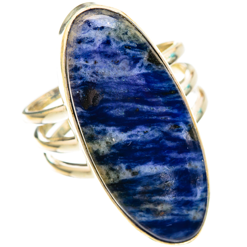 Sodalite Rings handcrafted by Anasilvercos - RING116774 - Photo 2