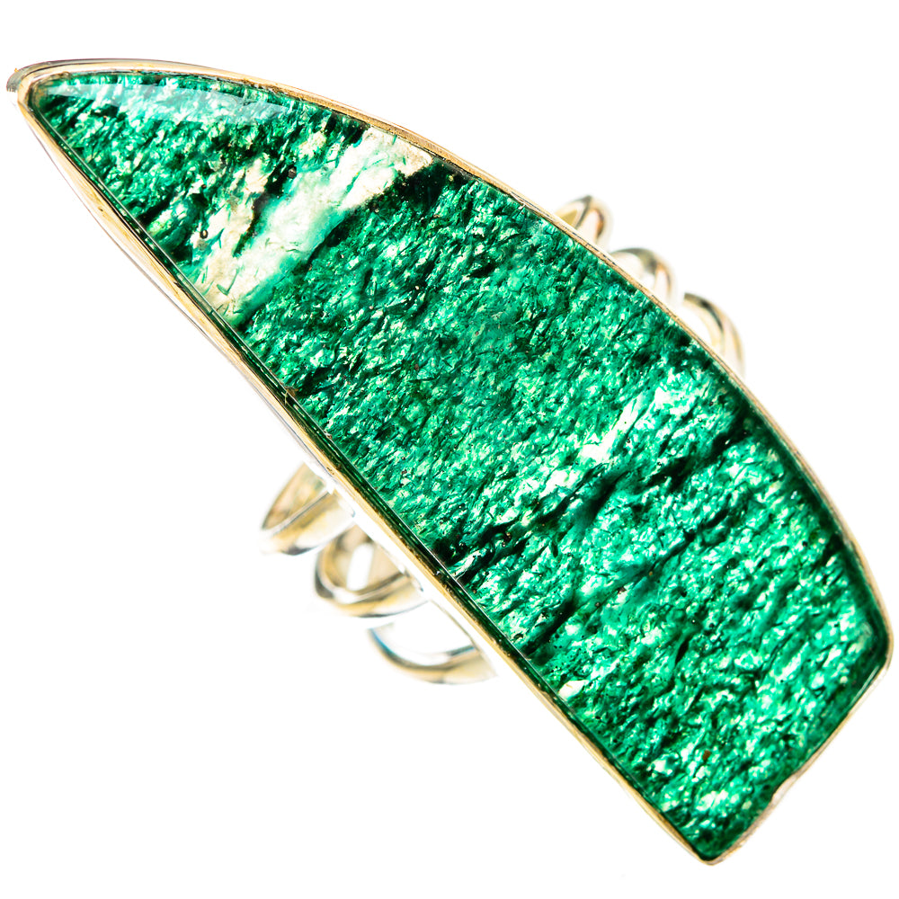 Green Aventurine Rings handcrafted by Anasilvercos - RING116777 - Photo 2