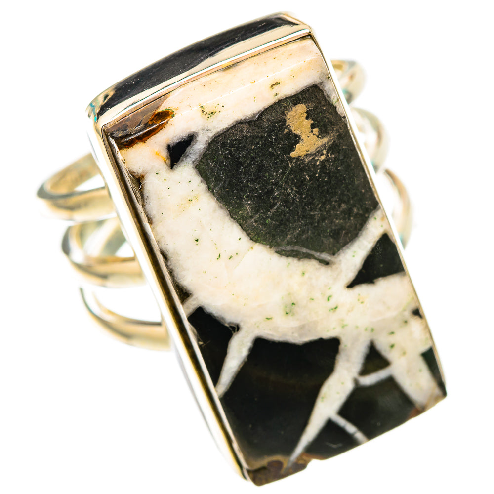 Septarian Geode Rings handcrafted by Anasilvercos - RING116784 - Photo 2
