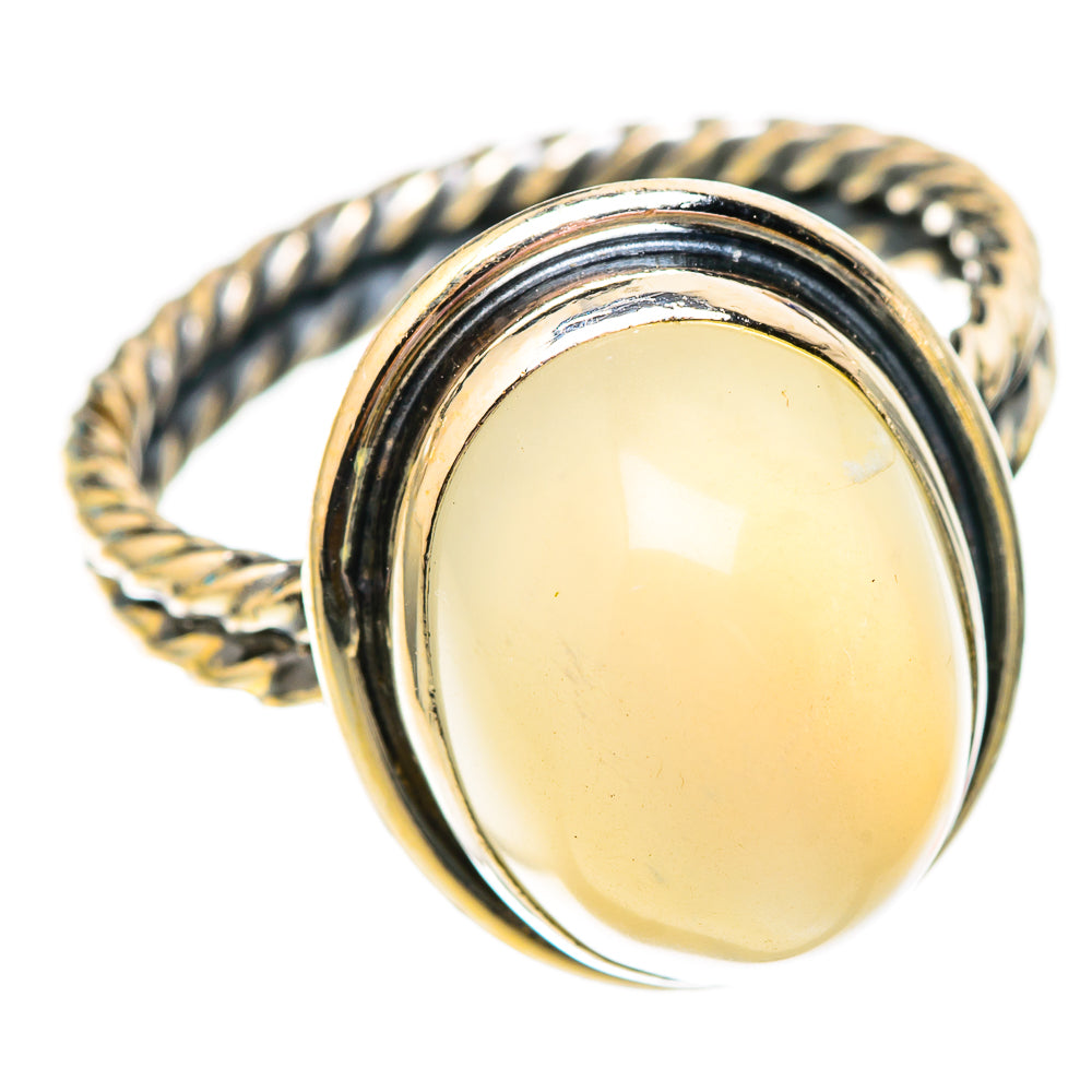 Rainbow Moonstone Rings handcrafted by Anasilvercos - RING116830 - Photo 2