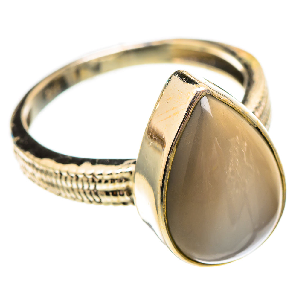 Chocolate Moonstone Rings handcrafted by Anasilvercos - RING116848 - Photo 2