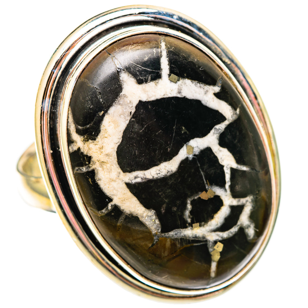 Septarian Geode Rings handcrafted by Anasilvercos - RING116861 - Photo 2
