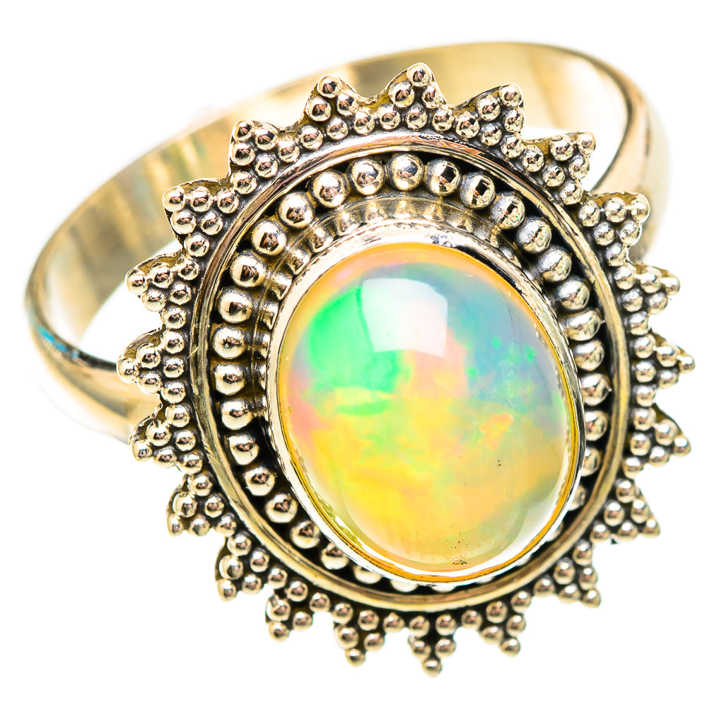 Ethiopian Opal Rings handcrafted by Anasilvercos - RING116871 - Photo 2