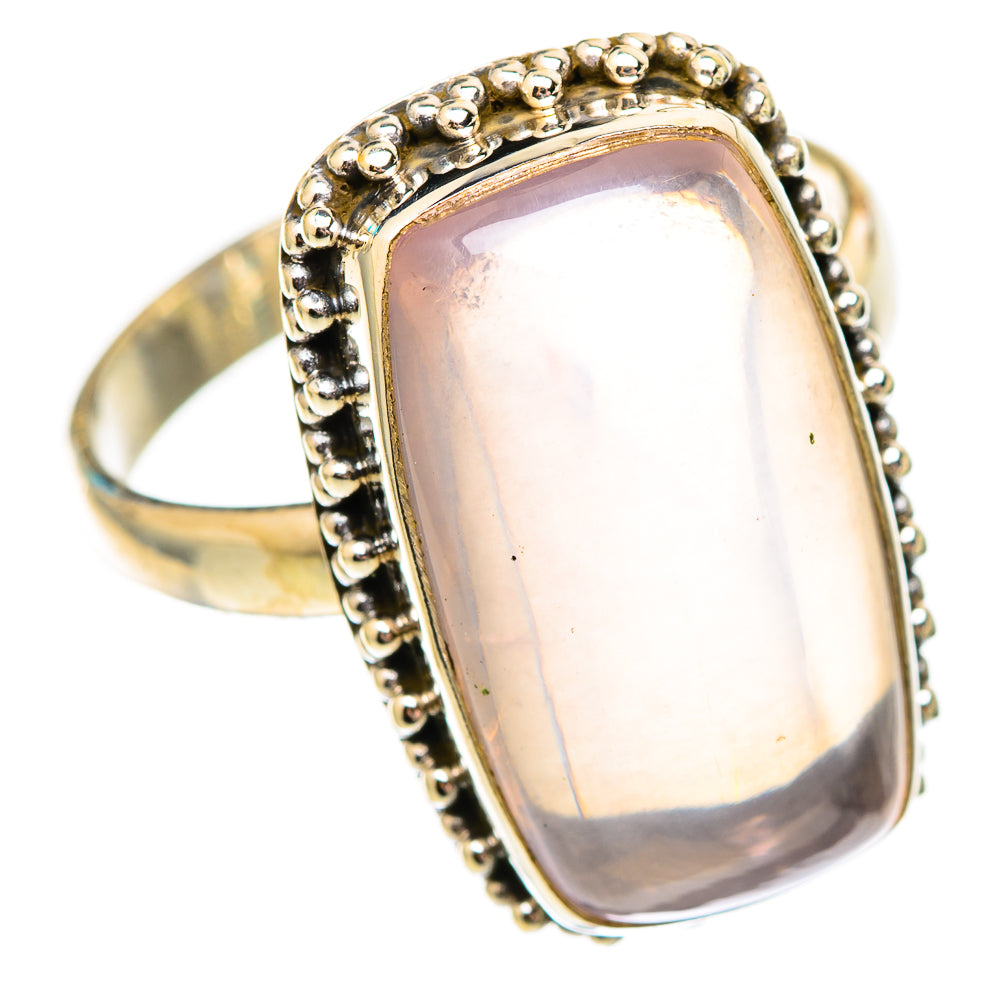 Rose Quartz Rings handcrafted by Anasilvercos - RING116886 - Photo 2