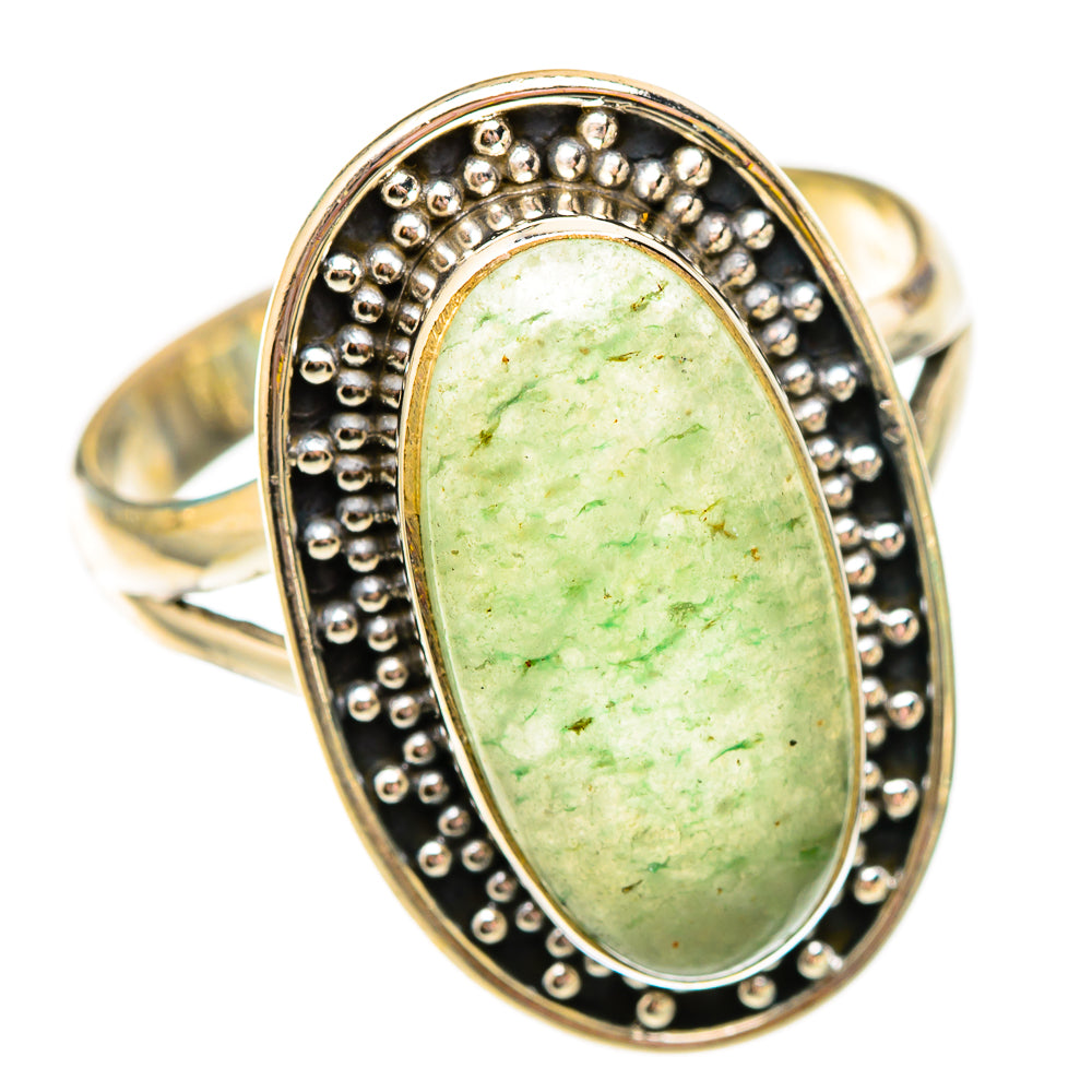 Prehnite Rings handcrafted by Anasilvercos - RING116914 - Photo 2