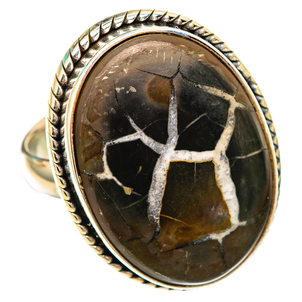 Septarian Geode Rings handcrafted by Anasilvercos - RING116915 - Photo 2