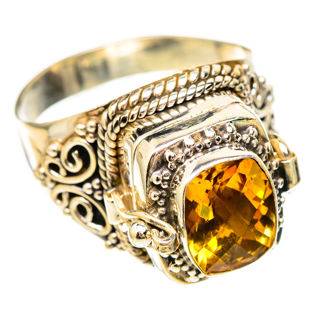Mandarin Citrine Rings handcrafted by Anasilvercos - RING116918 - Photo 2