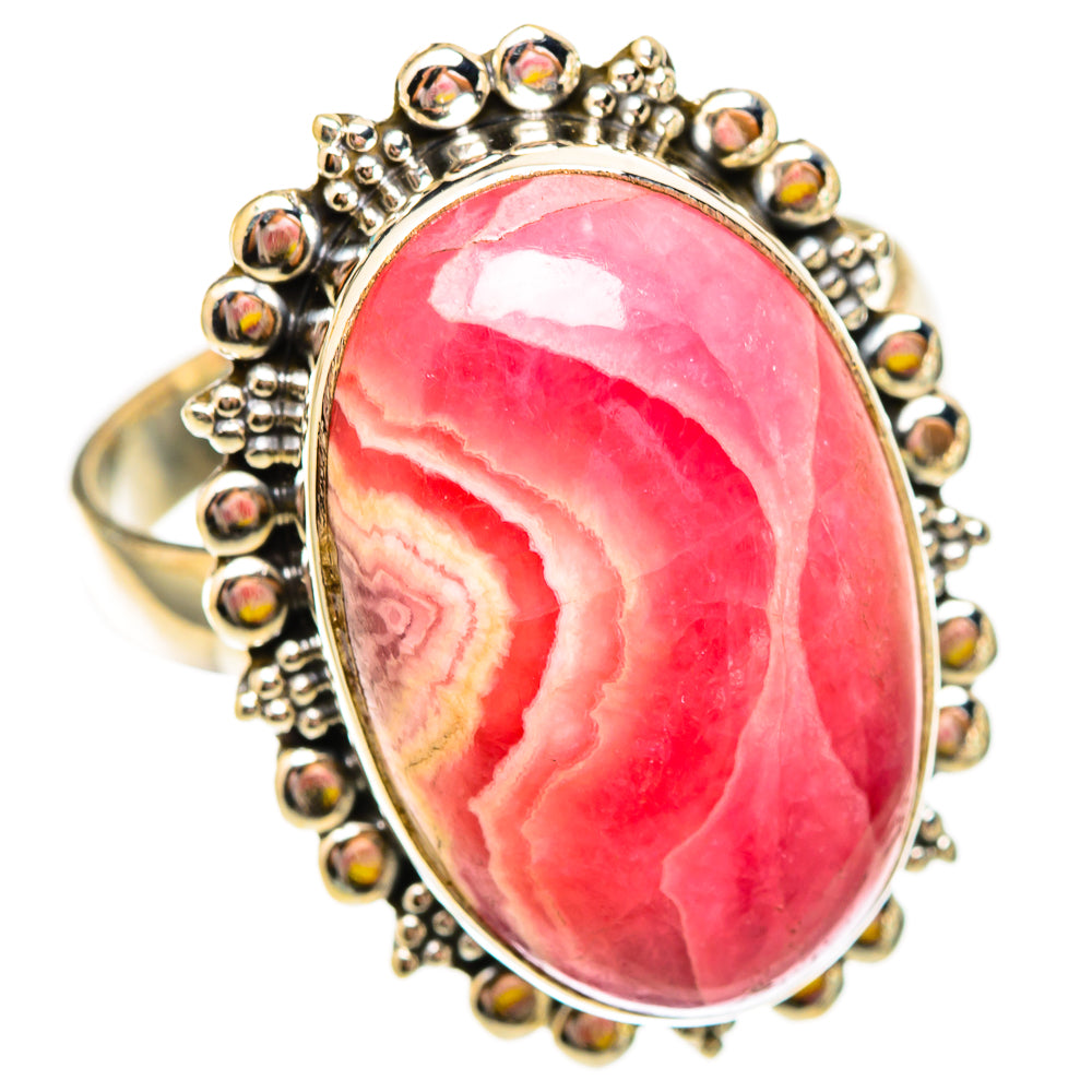 Rhodochrosite Rings handcrafted by Anasilvercos - RING116921 - Photo 2