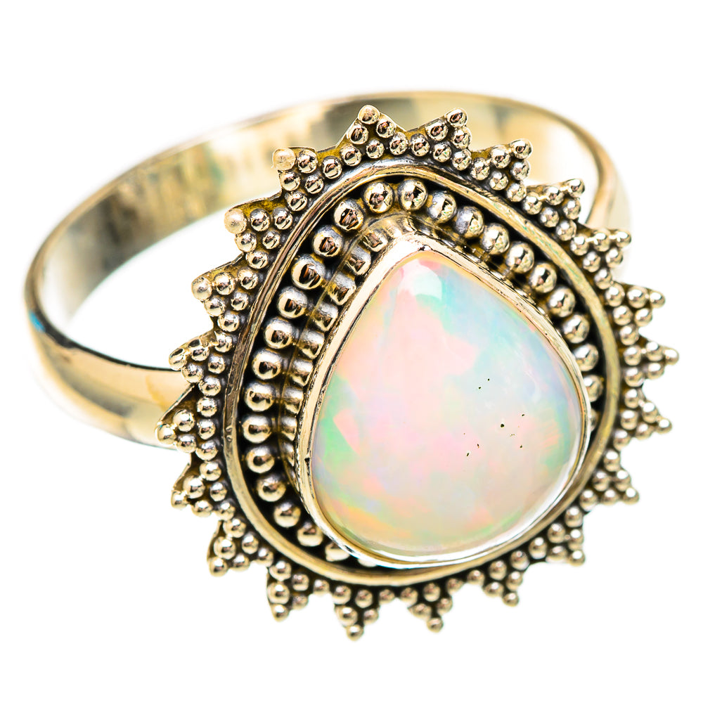 Ethiopian Opal Rings handcrafted by Anasilvercos - RING116941 - Photo 2
