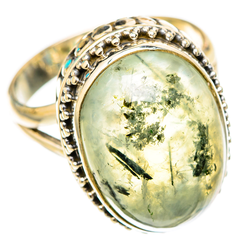 Prehnite Rings handcrafted by Anasilvercos - RING116949 - Photo 2