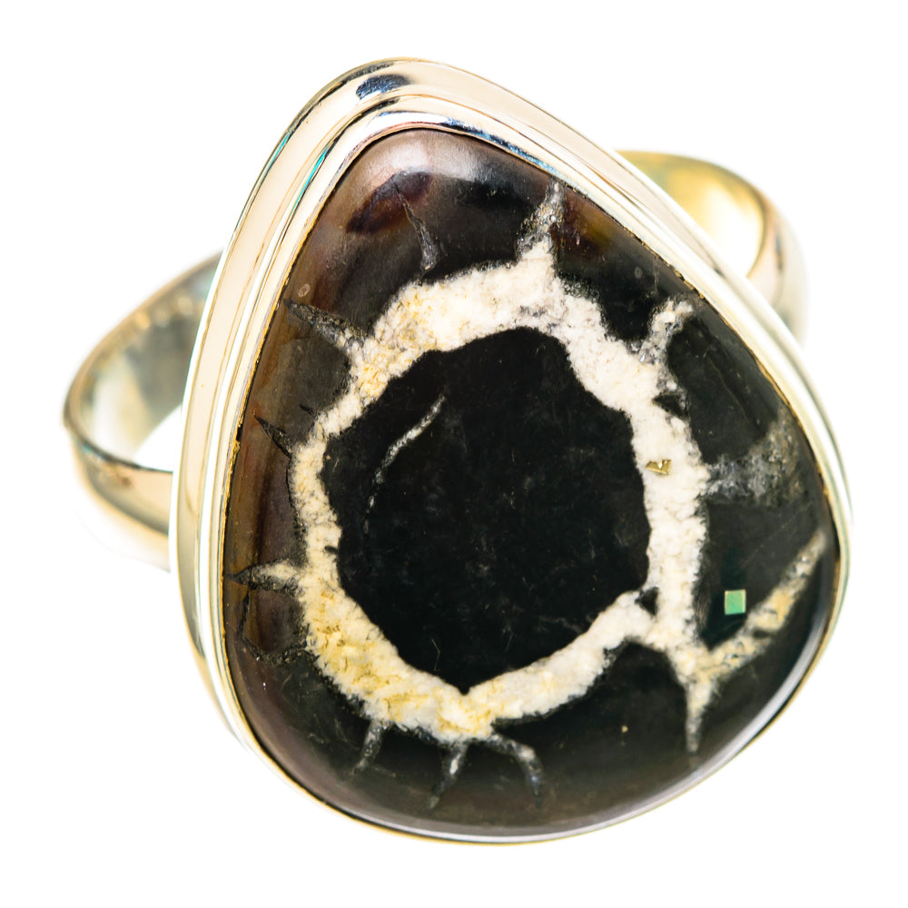 Septarian Geode Rings handcrafted by Anasilvercos - RING116962 - Photo 2