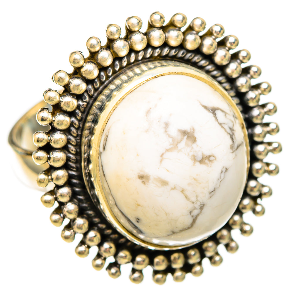 Howlite Rings handcrafted by Anasilvercos - RING116965 - Photo 2
