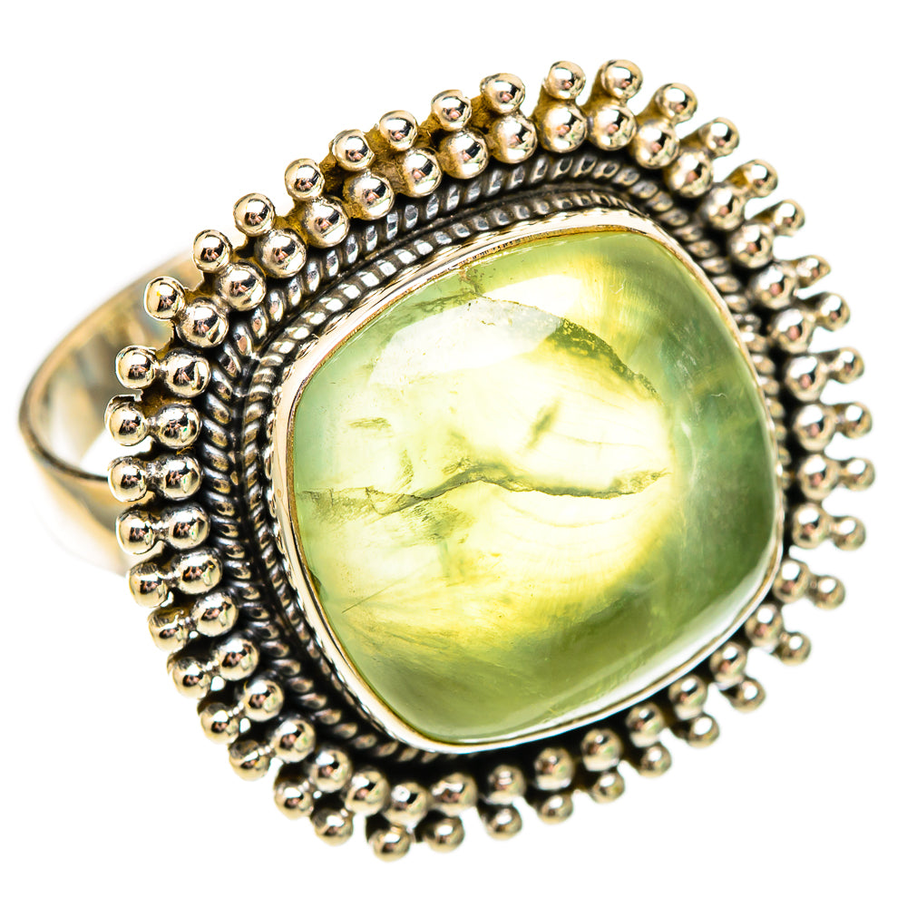Prehnite Rings handcrafted by Anasilvercos - RING116980 - Photo 2