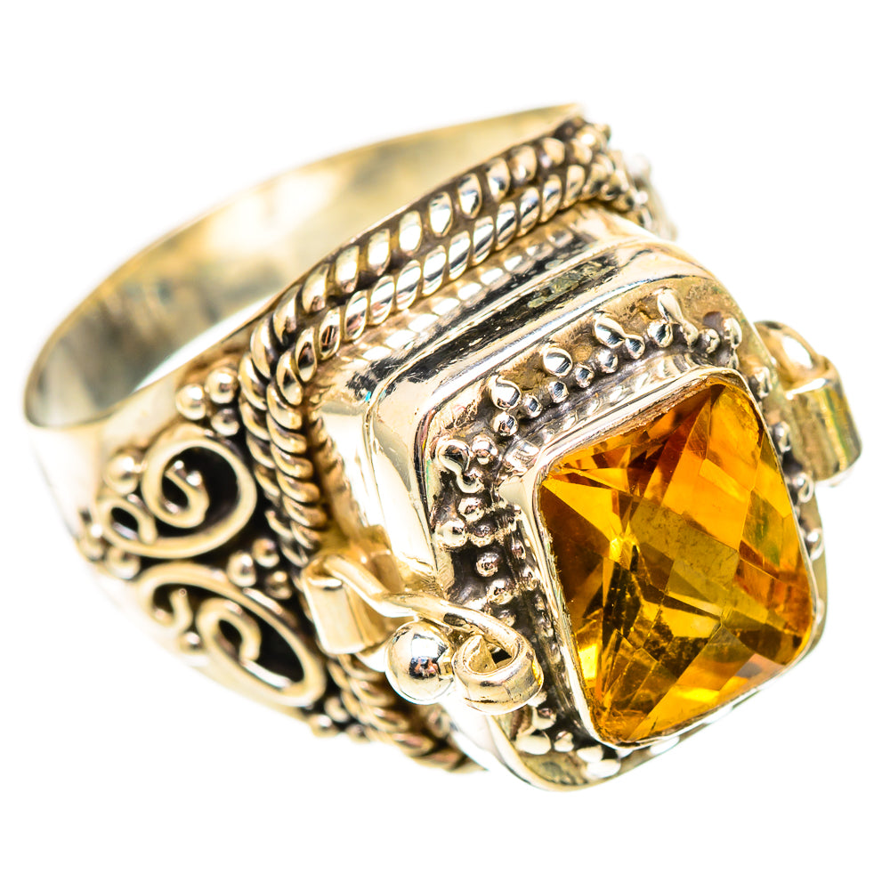 Mandarin Citrine Rings handcrafted by Anasilvercos - RING116983 - Photo 2