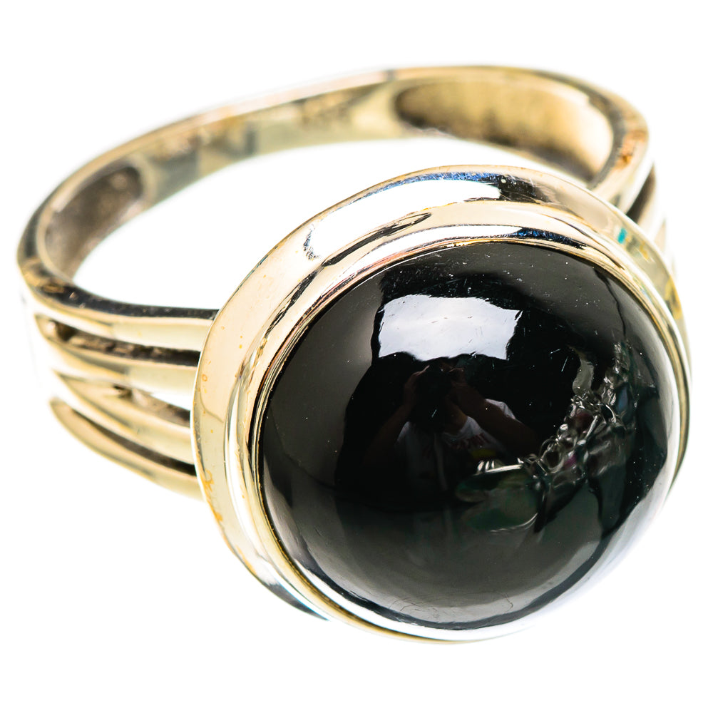 Black Onyx Rings handcrafted by Anasilvercos - RING116994 - Photo 2