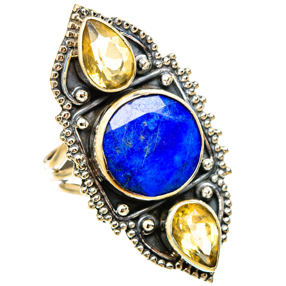 Lapis Lazuli Rings handcrafted by Anasilvercos - RING117010 - Photo 2