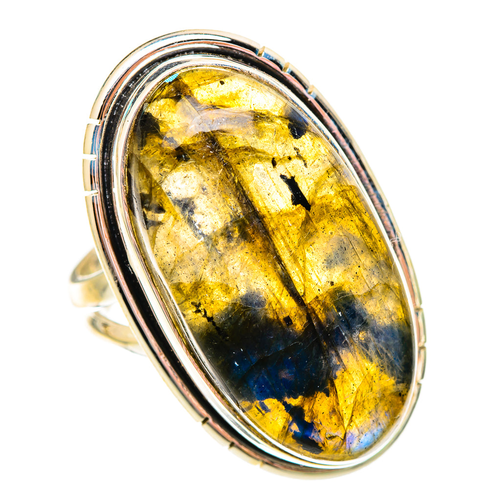 Labradorite Rings handcrafted by Anasilvercos - RING117047 - Photo 2