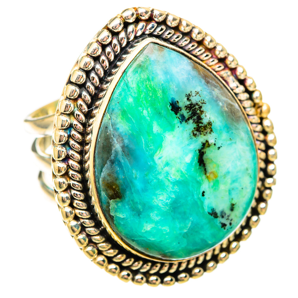 Peruvian Opal Rings handcrafted by Anasilvercos - RING117052 - Photo 2