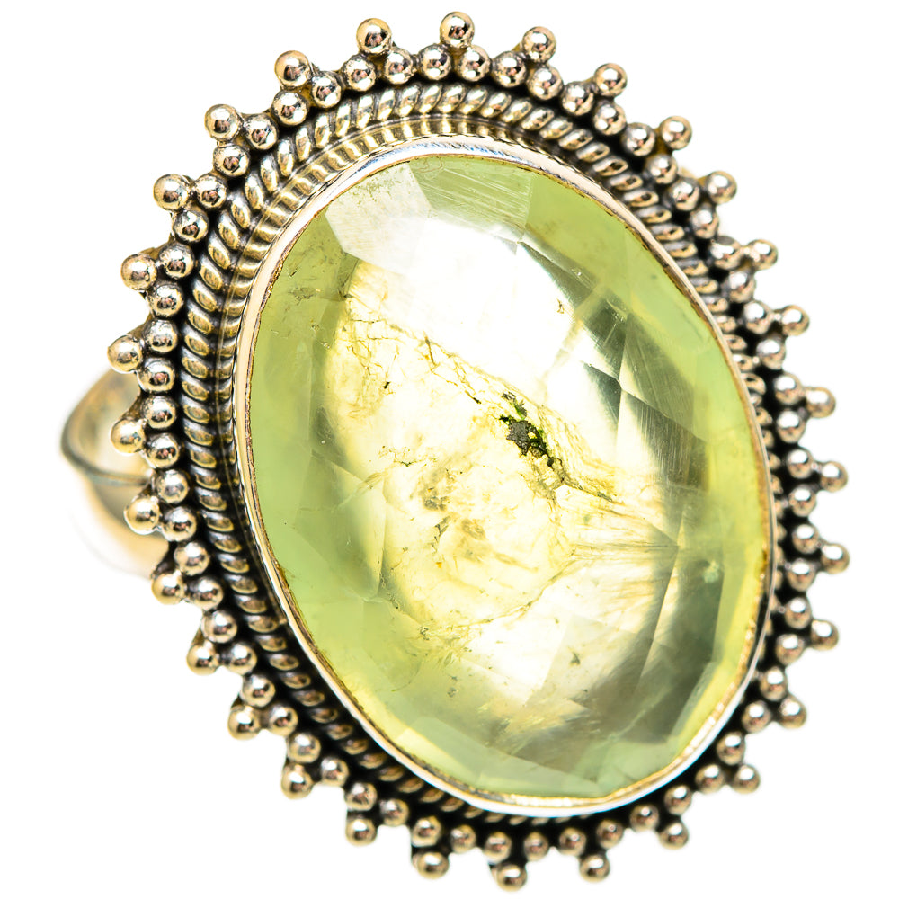 Prehnite Rings handcrafted by Anasilvercos - RING117053 - Photo 2