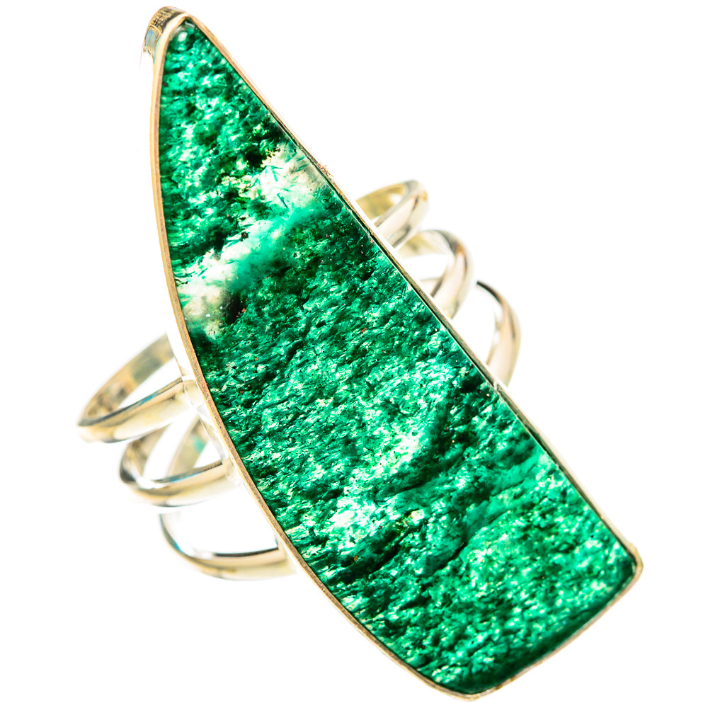 Green Aventurine Rings handcrafted by Anasilvercos - RING117056 - Photo 2