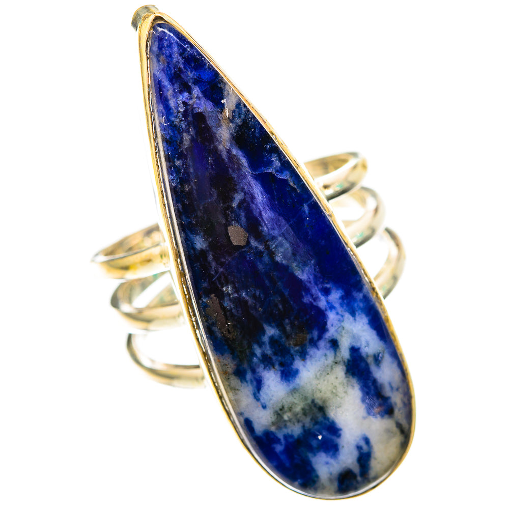 Sodalite Rings handcrafted by Anasilvercos - RING117073 - Photo 2