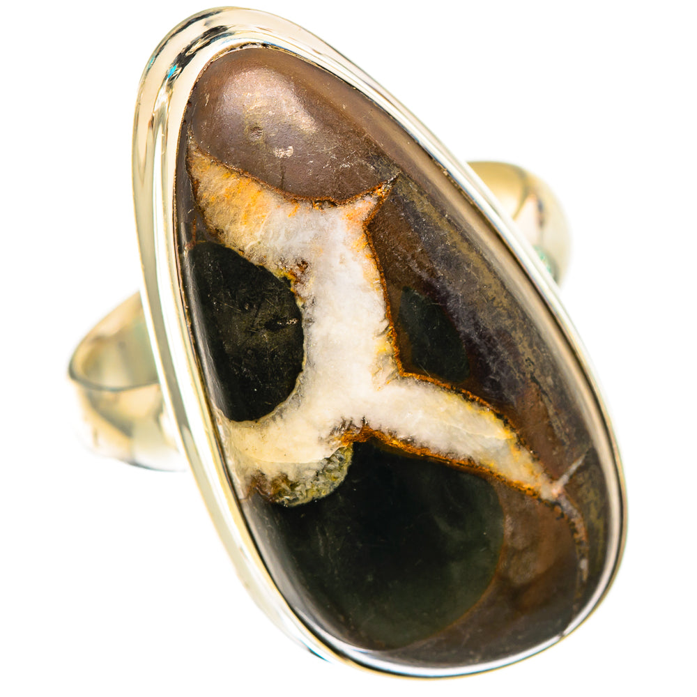 Septarian Geode Rings handcrafted by Anasilvercos - RING117086 - Photo 2
