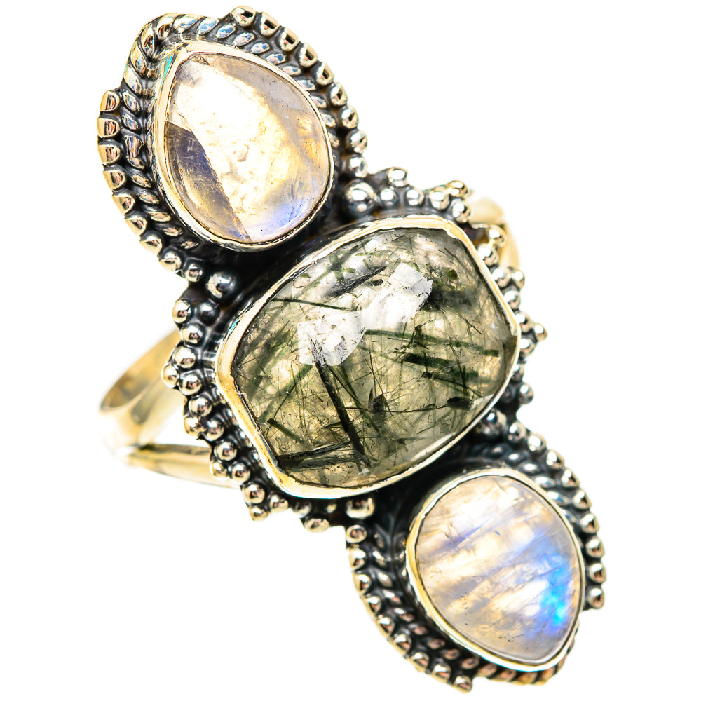 Tourmalinated Quartz Rings handcrafted by Anasilvercos - RING117087 - Photo 2