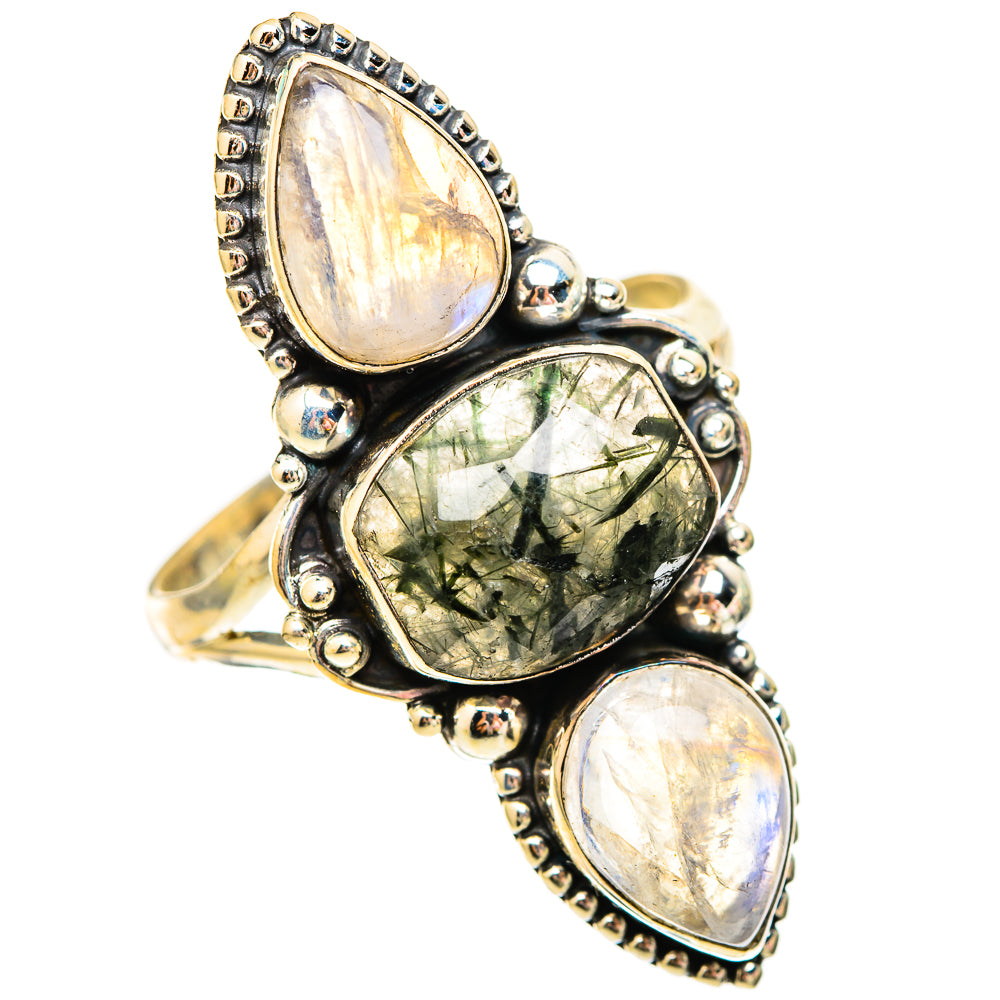 Tourmalinated Quartz Rings handcrafted by Anasilvercos - RING117088 - Photo 2