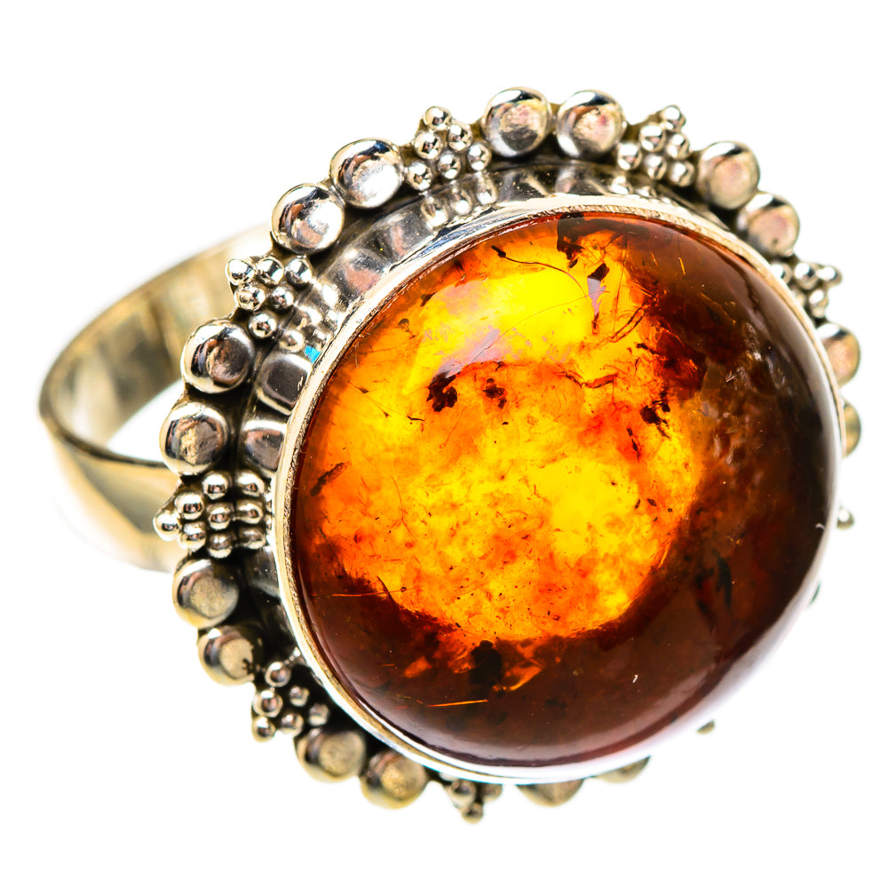 Baltic Amber Rings handcrafted by Anasilvercos - RING117113 - Photo 2