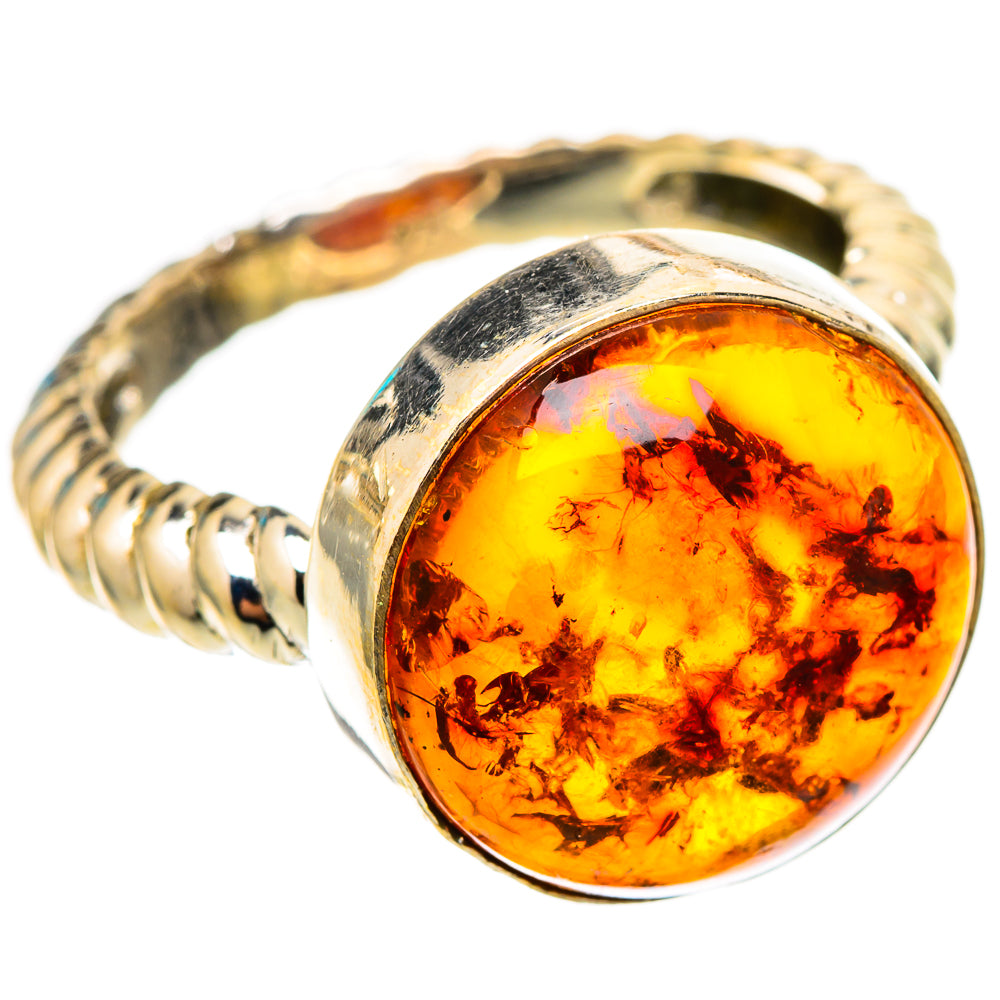 Baltic Amber Rings handcrafted by Anasilvercos - RING117114 - Photo 2