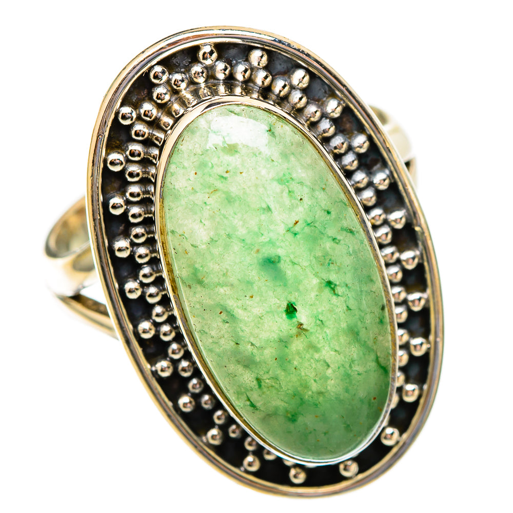 Prehnite Rings handcrafted by Anasilvercos - RING117138 - Photo 2