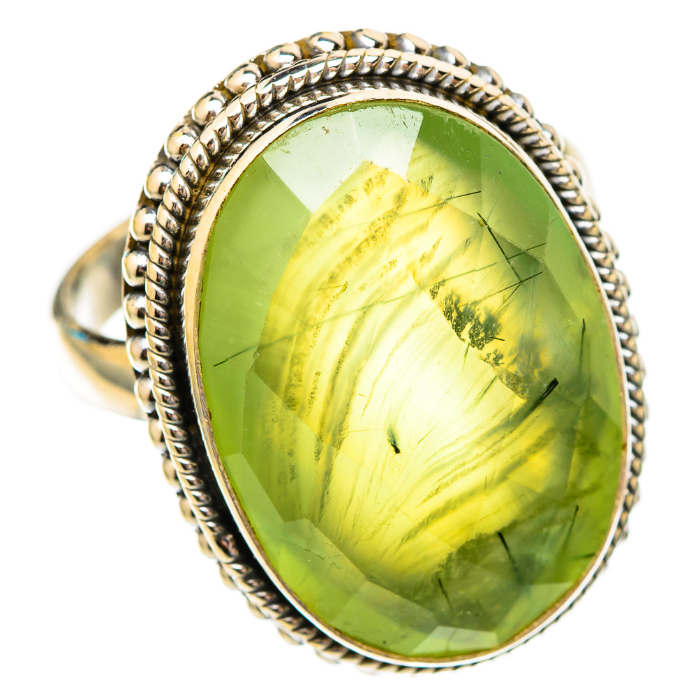 Prehnite Rings handcrafted by Anasilvercos - RING117139 - Photo 2