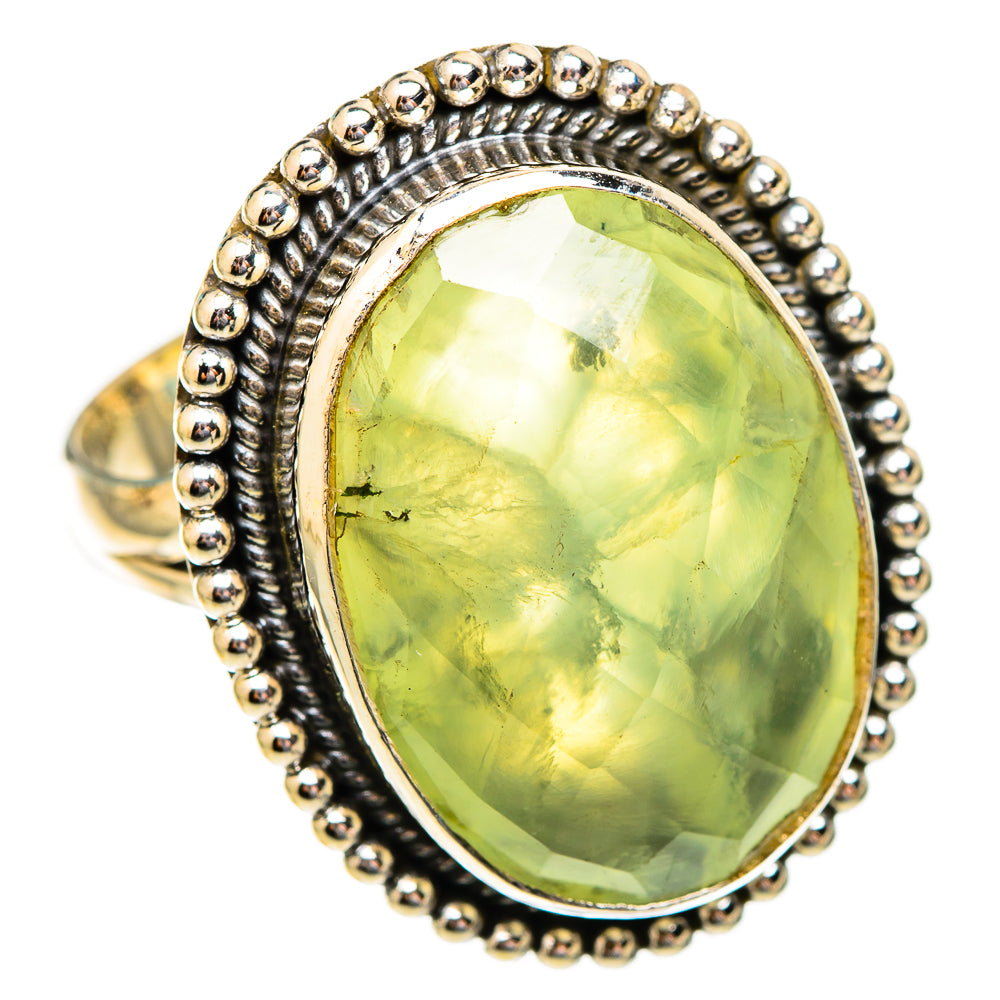 Prehnite Rings handcrafted by Anasilvercos - RING117182 - Photo 2