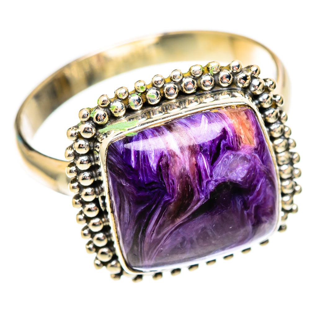 Charoite Rings handcrafted by Anasilvercos - RING117188 - Photo 2