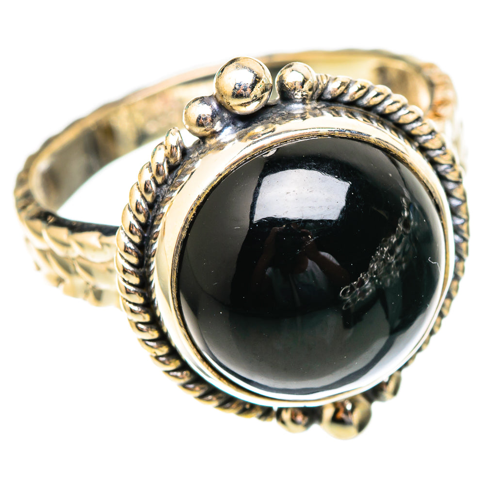 Black Onyx Rings handcrafted by Anasilvercos - RING117193 - Photo 2