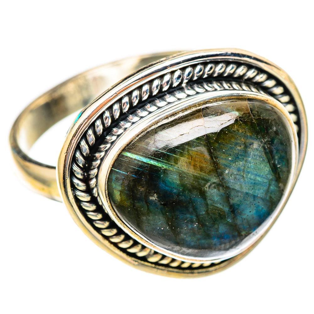 Labradorite Rings handcrafted by Anasilvercos - RING117198 - Photo 2