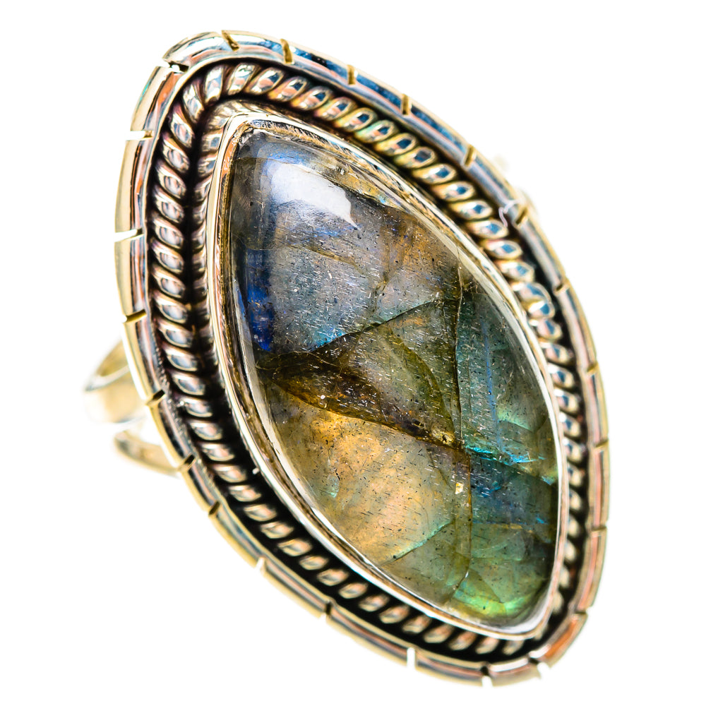Labradorite Rings handcrafted by Anasilvercos - RING117199 - Photo 2