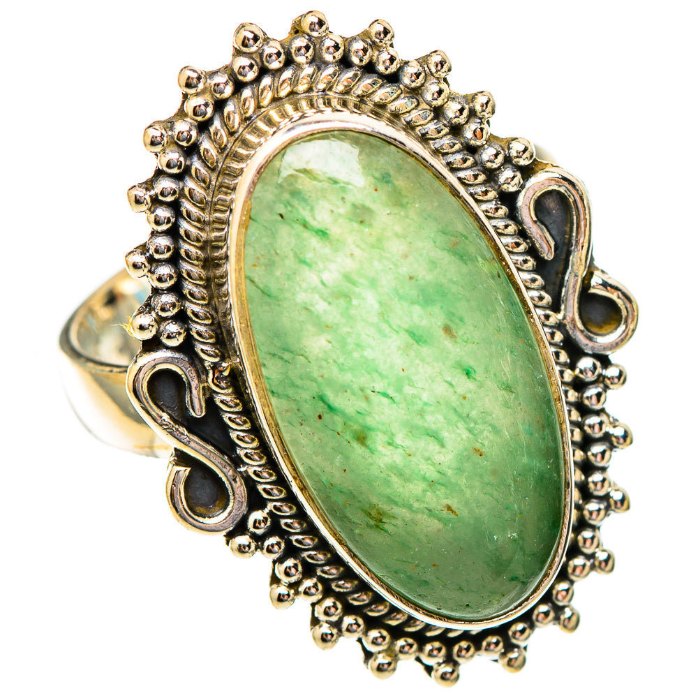 Prehnite Rings handcrafted by Anasilvercos - RING117209 - Photo 2