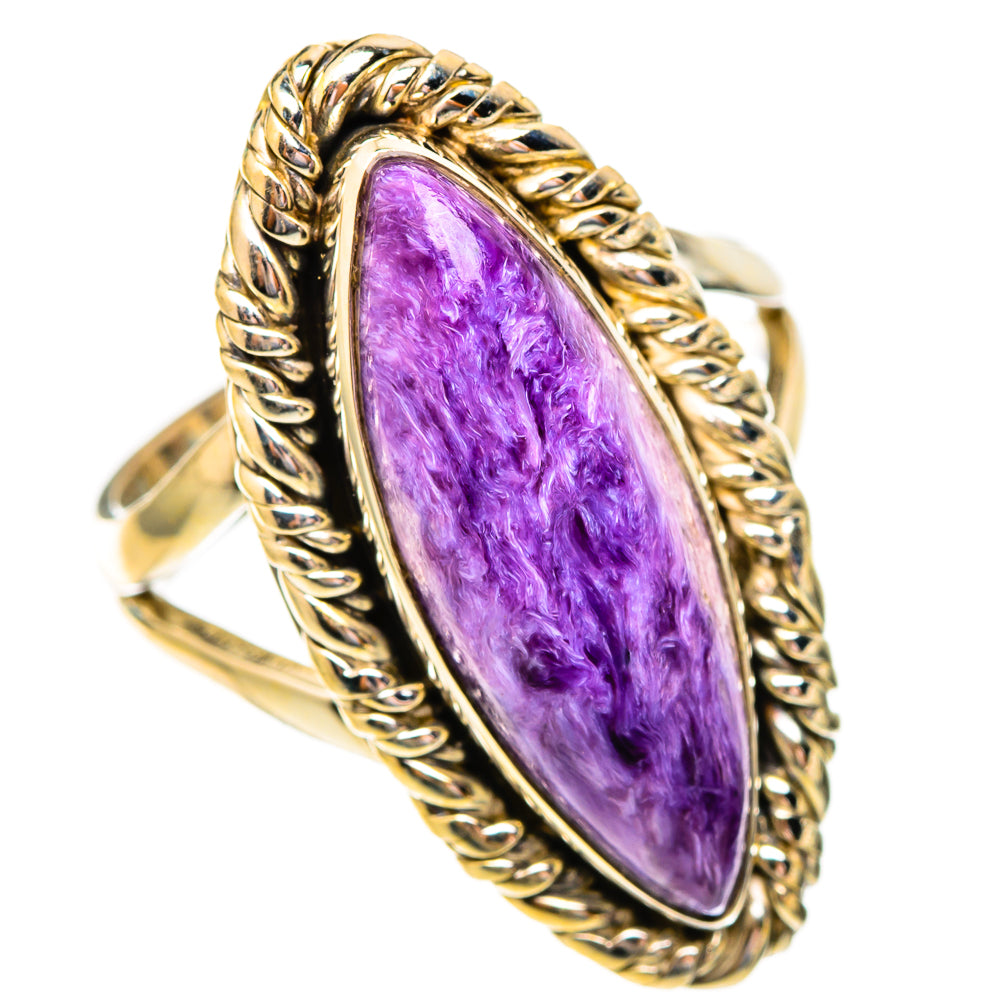 Charoite Rings handcrafted by Anasilvercos - RING117215 - Photo 2