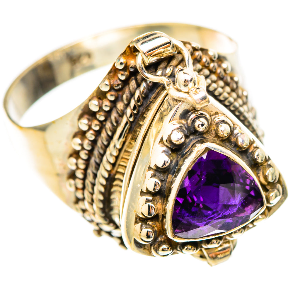 Brazilian Amethyst Rings handcrafted by Anasilvercos - RING117216 - Photo 2