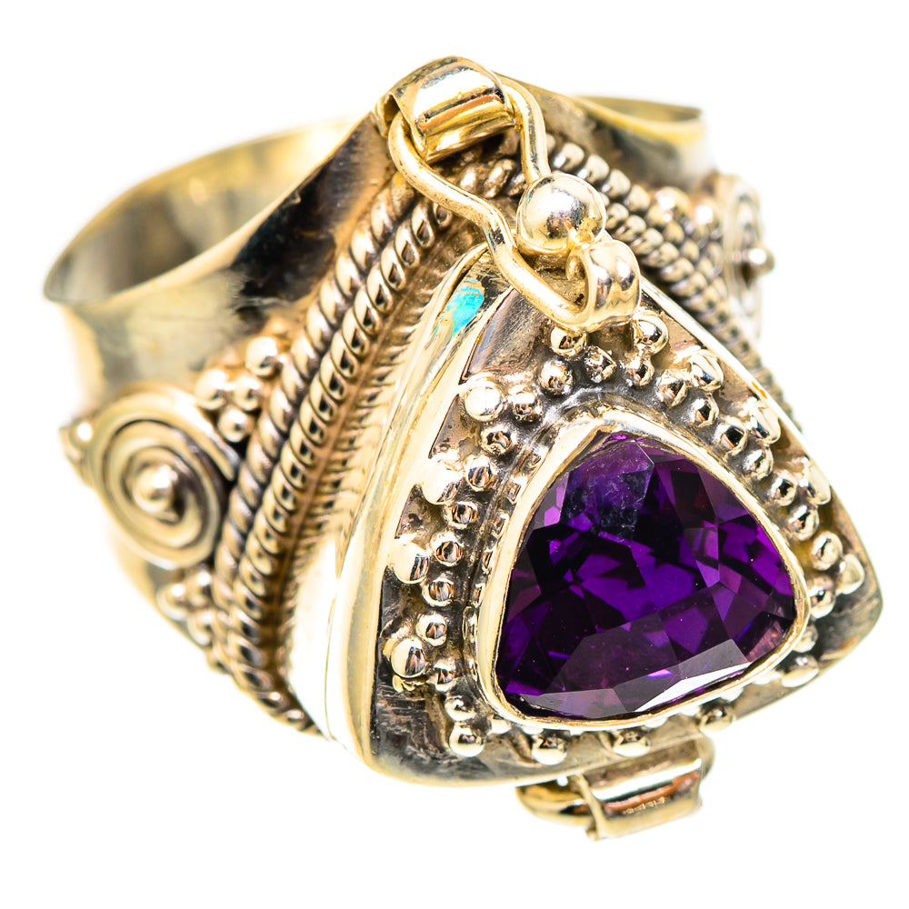 Brazilian Amethyst Rings handcrafted by Anasilvercos - RING117246 - Photo 2
