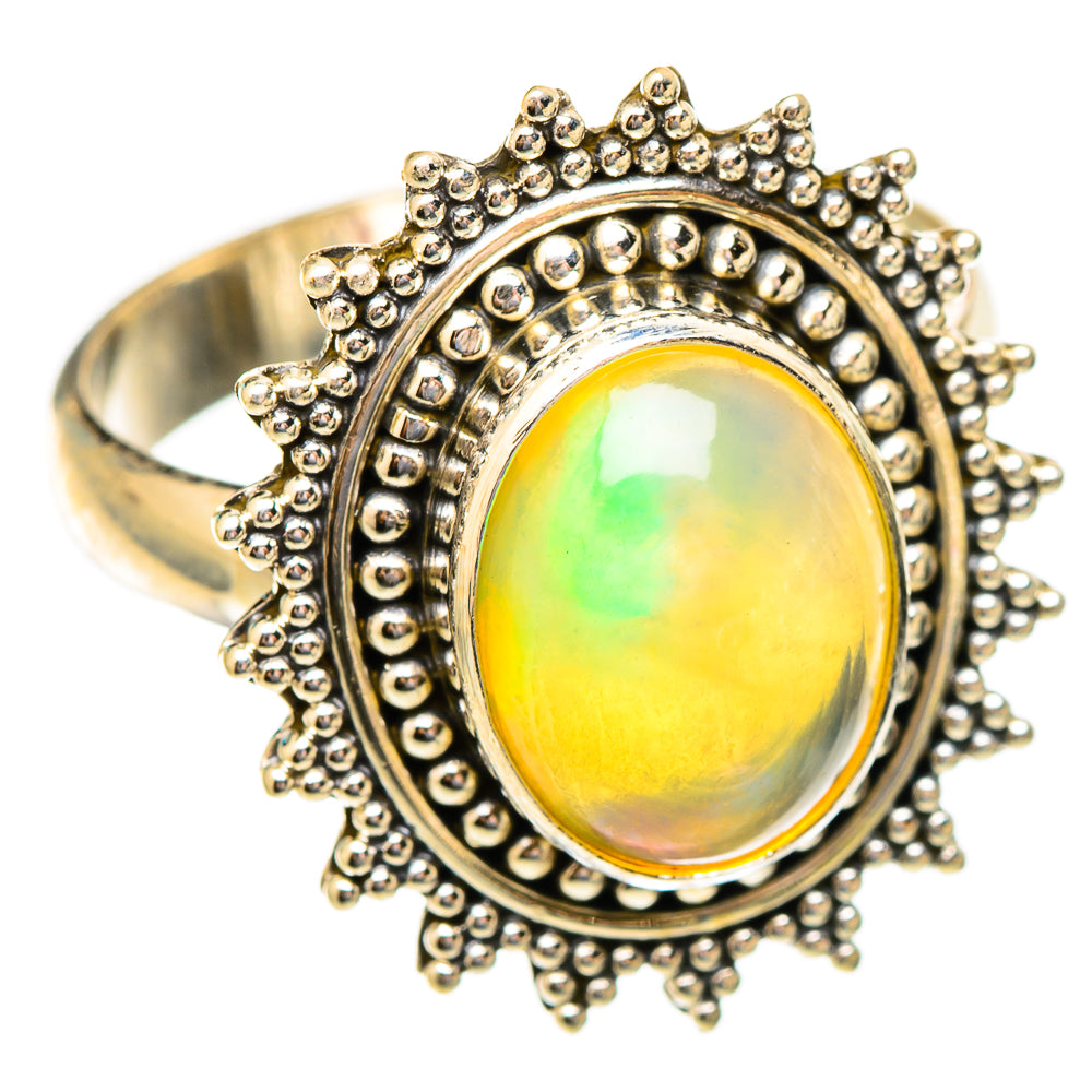 Ethiopian Opal Rings handcrafted by Anasilvercos - RING117256 - Photo 2