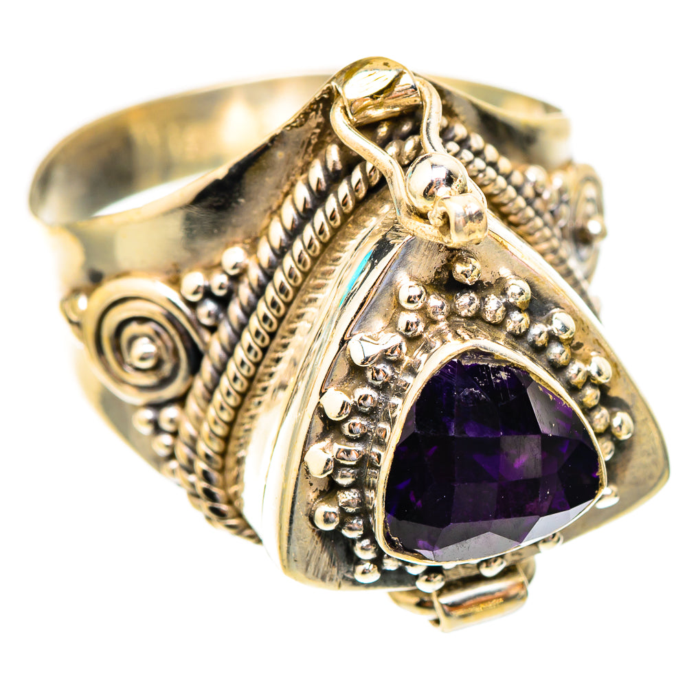Brazilian Amethyst Rings handcrafted by Anasilvercos - RING117270 - Photo 2