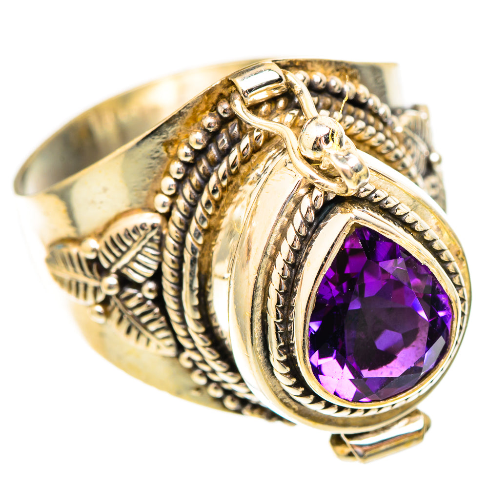 Brazilian Amethyst Rings handcrafted by Anasilvercos - RING117272 - Photo 2