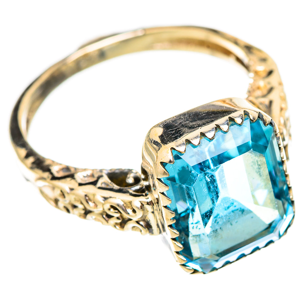 Blue Topaz Rings handcrafted by Anasilvercos - RING117285 - Photo 2